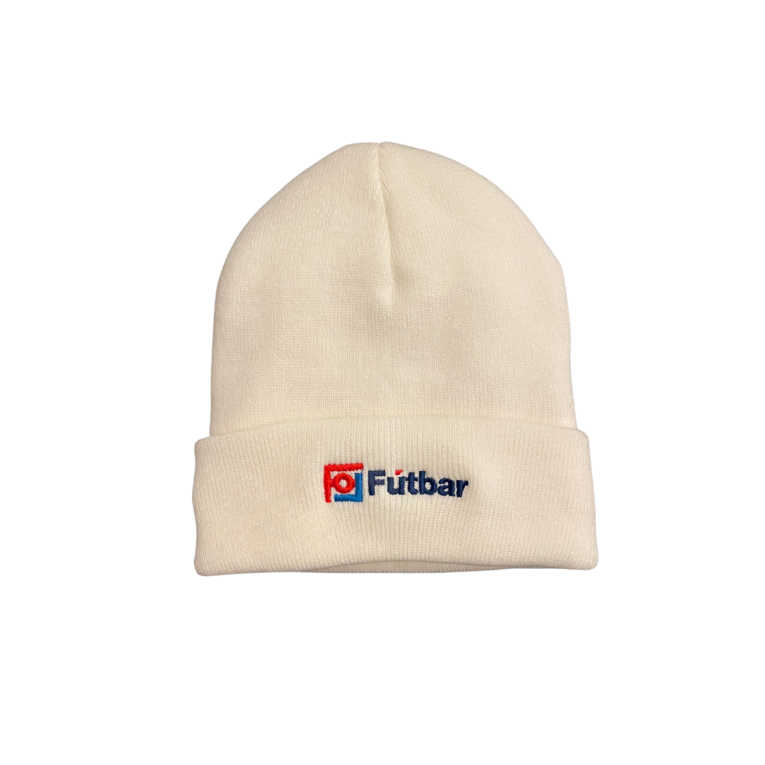Cream Fútbar Beanie
